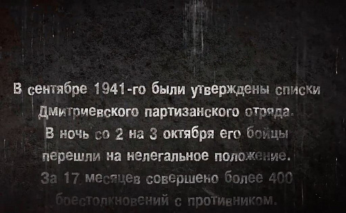 «Память священна» 09.05.21 Несколько историй из жизни дмитриевских партизан